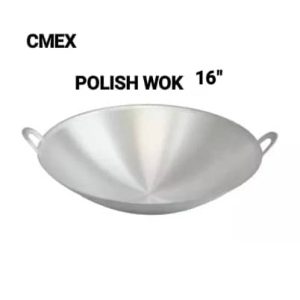 16Inch GSL double handle Aluminium Cooking Wok /Kuali Aluminium dua tangkai/Aluminium Wok