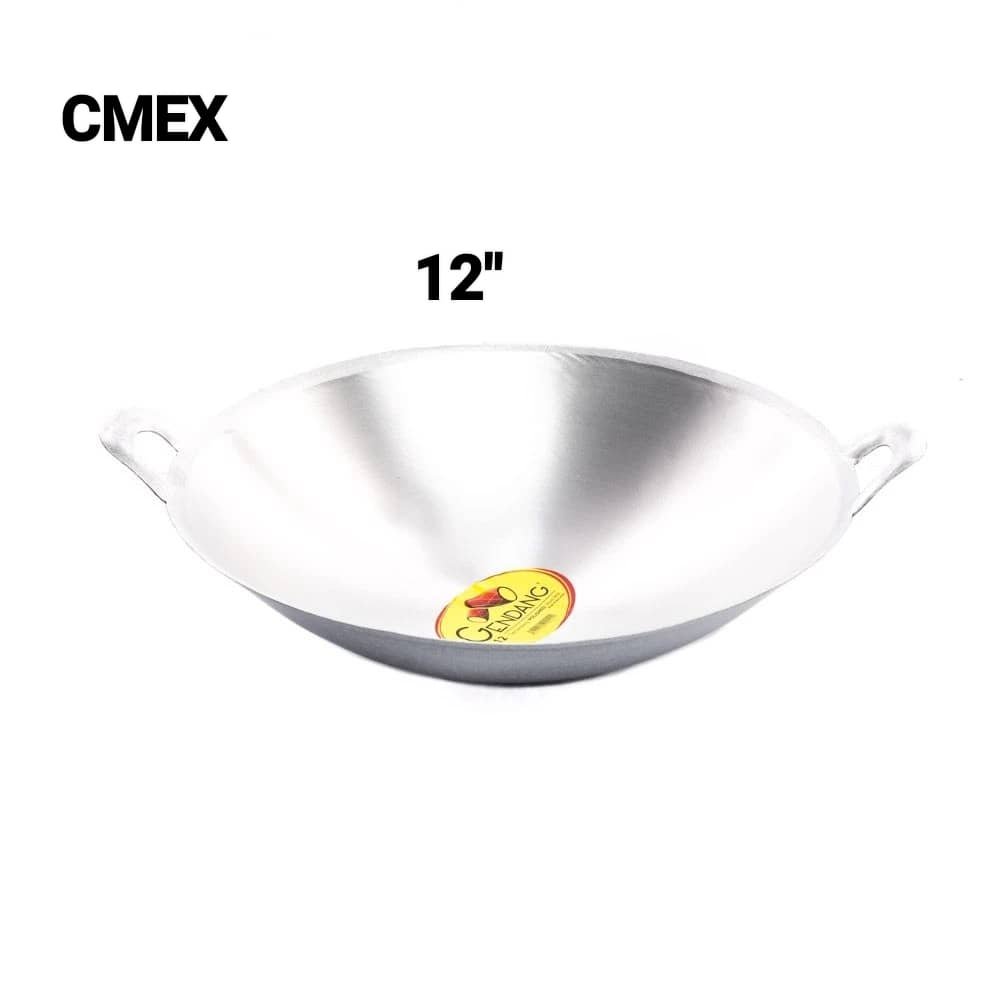 GSL Aluminium Wok 12" - Image 4