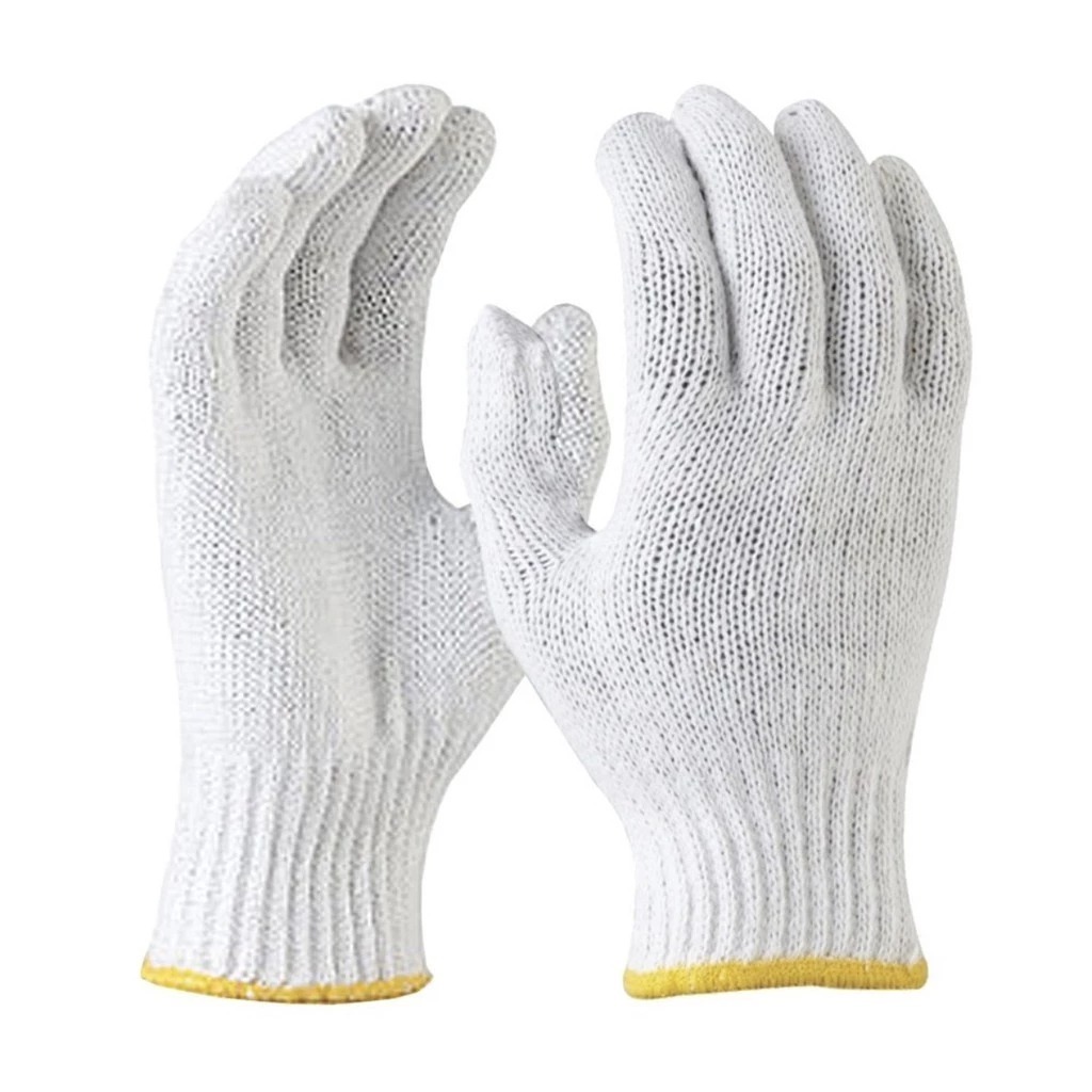Multipurpose Cotton Knitted Hand Safety Glove / Cotton / Batik Sarung Tangan 104 (12Pairs 1Dozen) - Image 2