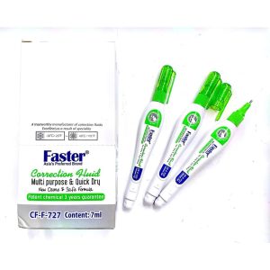 Faster Correction Pen (White Liquid Paper Ink Pen Eraser) 7ml