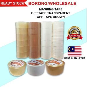 MASKING TAPE/OPP TAPE BROWN/OPP TAPE TRANSPARENT