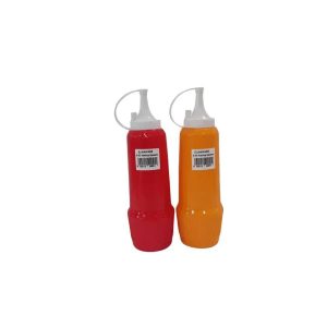 300ml Botol Sos . Bottle Plastic . Squeeze Sauce Tomato Condiment Dispenser