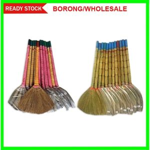 Paddy broom / Penyapu jerami / Penyapu Lantai / Paddy Sweep Broom / Rattan handle broom