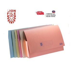 Lion Pocket File / Fail Pocket / Paper File / Manila Card Pocket File